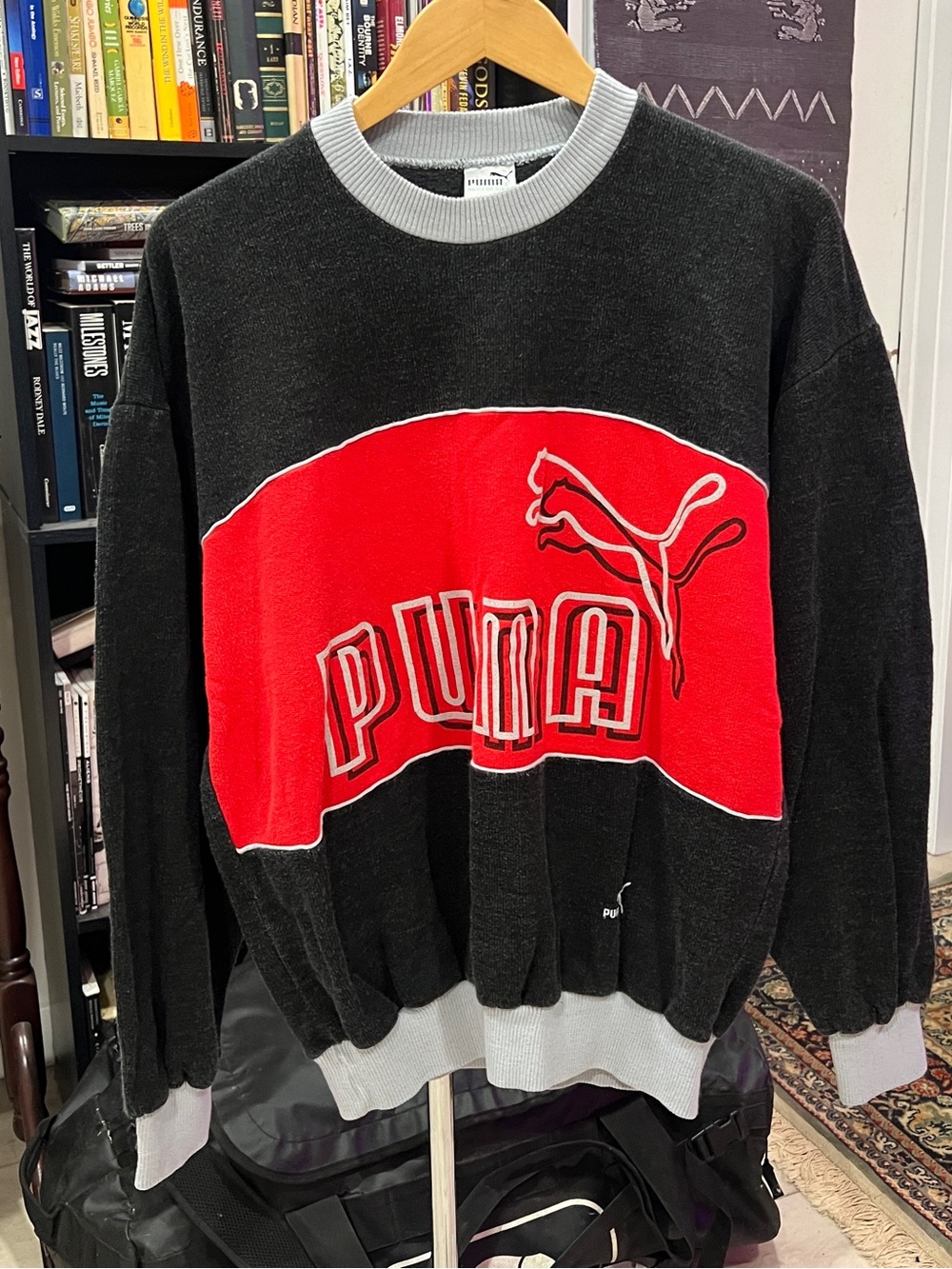 vintage puma crewneck sweatshirt